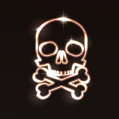 Skull. Vector illustration. Eps10