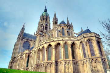 Fototapeta na wymiar Bayeux Cathedral