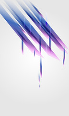 Abstract crystals vector background