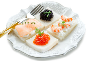 mix canape -tartine miste