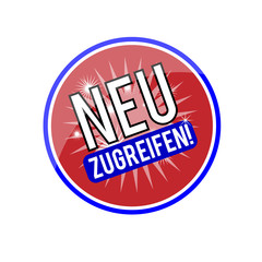 Neu Button Rot