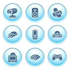 Icons on blue buttons 21
