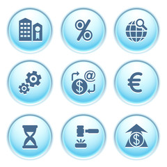 Icons on blue buttons 25