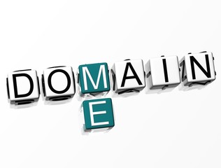 Fototapeta premium Me Domain Crossword