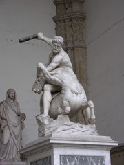 marble statue man on horse