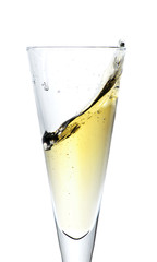 Splashes of champagne