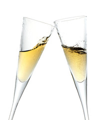 Celebration toast with champagne - 27802009