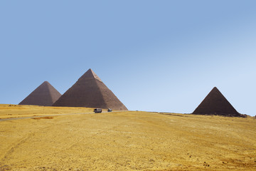Fototapeta na wymiar Three Pyramids