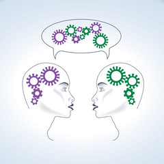 Thinking - Two heads are better than one