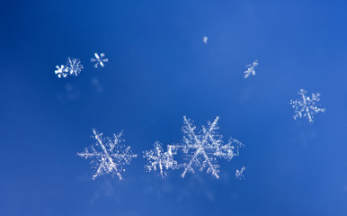 Christmas snowflakes pattern