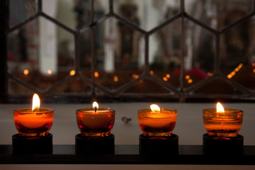 Candles in the church