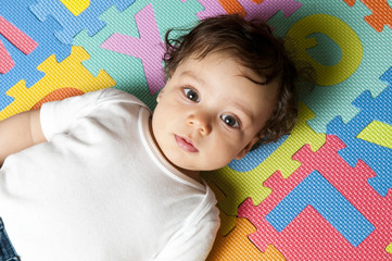 Playful baby