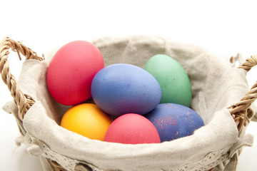 Korb mit Ostereier