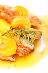 chicken with mandarin sauce