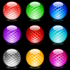 Glossy spheres
