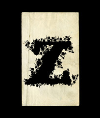 Letter Z.