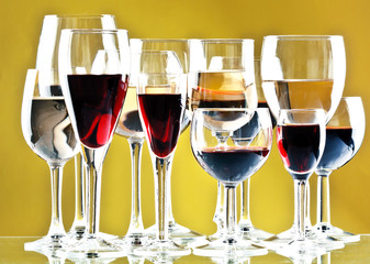 Wine glasses