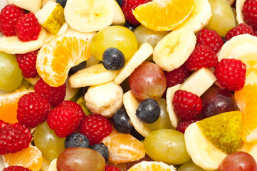 freshly made fruit salad