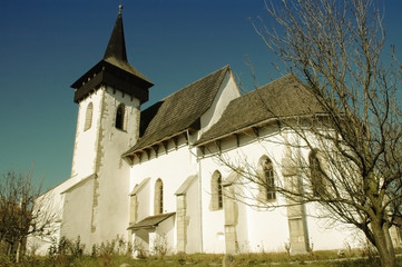 The protestant church of Sintereag, Romania