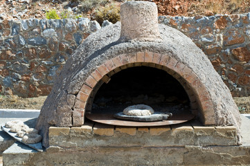 Wood oven  .