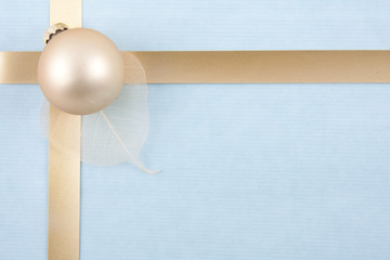 Christmas background with ribbon