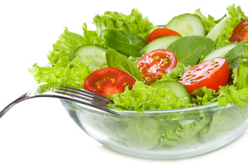 salad with vegetables