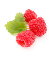 fresh raspberries