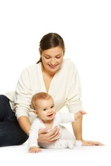 Mother with her adorable baby