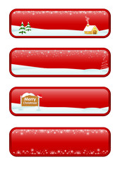 Banner Natalizi Rossi