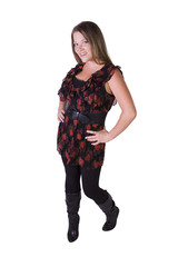 Beautiful Girl Standing Up