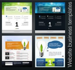 web site templates set