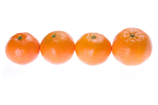 fila di mandarini
