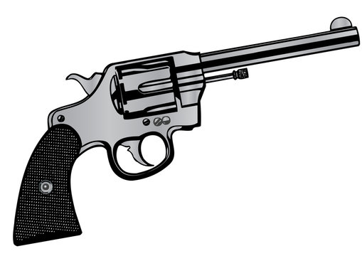 Vector illustration a pistol