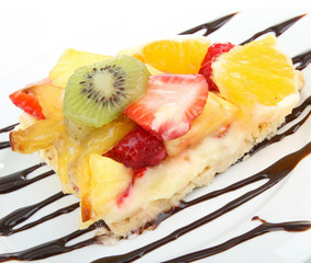 dessert, tart aux fruits