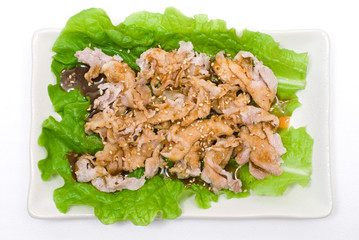 豚肉の冷しゃぶ