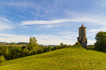 Burgturm, Waischenfeld, Bayern