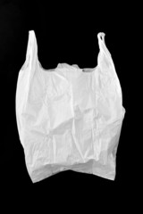 Fototapeta na wymiar Plastikowa torba na zakupy