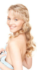 Obraz premium lovely woman in towel