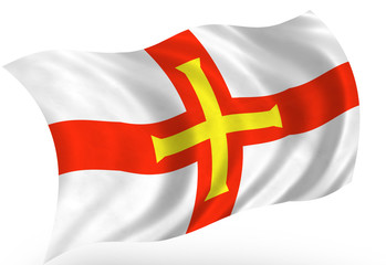 Guernsey island, flag