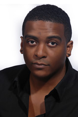 Obraz premium African-American man posing