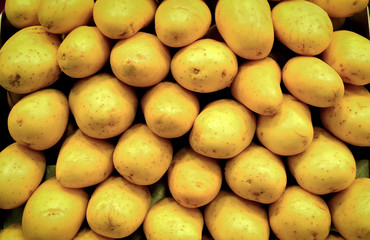Potatoes vegatable food patter in market