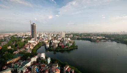 Zelfklevend Fotobehang Cityscape of Hanoi in Vietnam © Michalis Palis