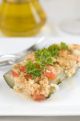 Stuffed aubergine