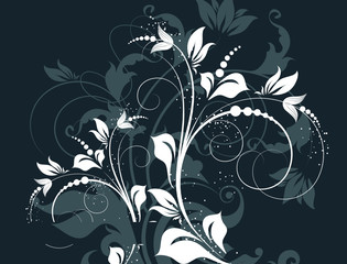 Floral abstract background