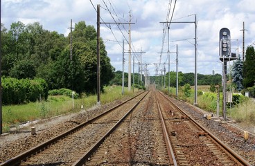Obraz premium Chemin de fer