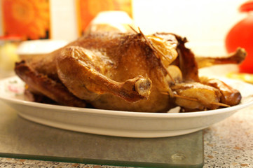 Gebratene Weihnachtsgans
