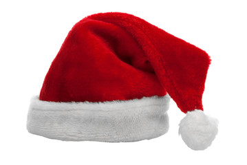 Red santa claus hat