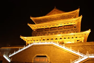  Old drum tower in the ancient Chinese city of Xian © jjspring