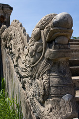 Dragon Sculpture Stairs