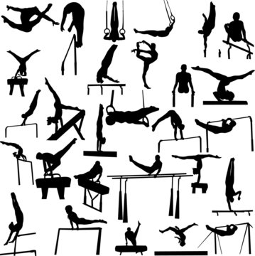 gymnastics collection - vector